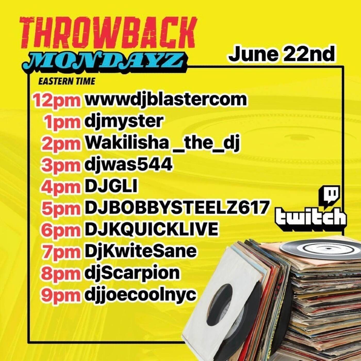 THROWBACK MONDAYZRAIDTRAINHosted By @djsird1 6-7PMEST‼️(JUNE 22, 2026) episode artwork