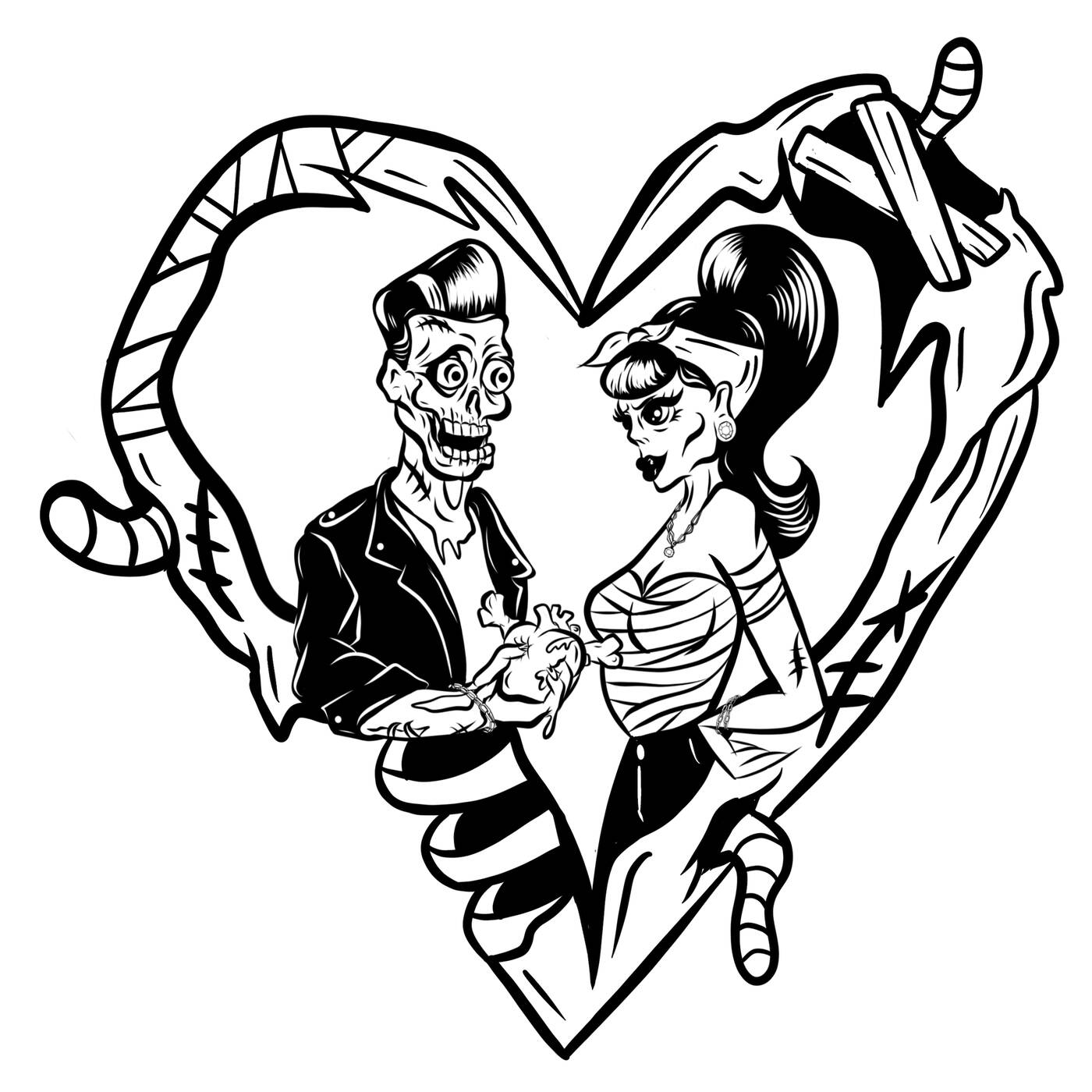 DJ cypher's PSYCHOBILLY FAMILY POWER HOUR no.15 July 2023 episode artwork