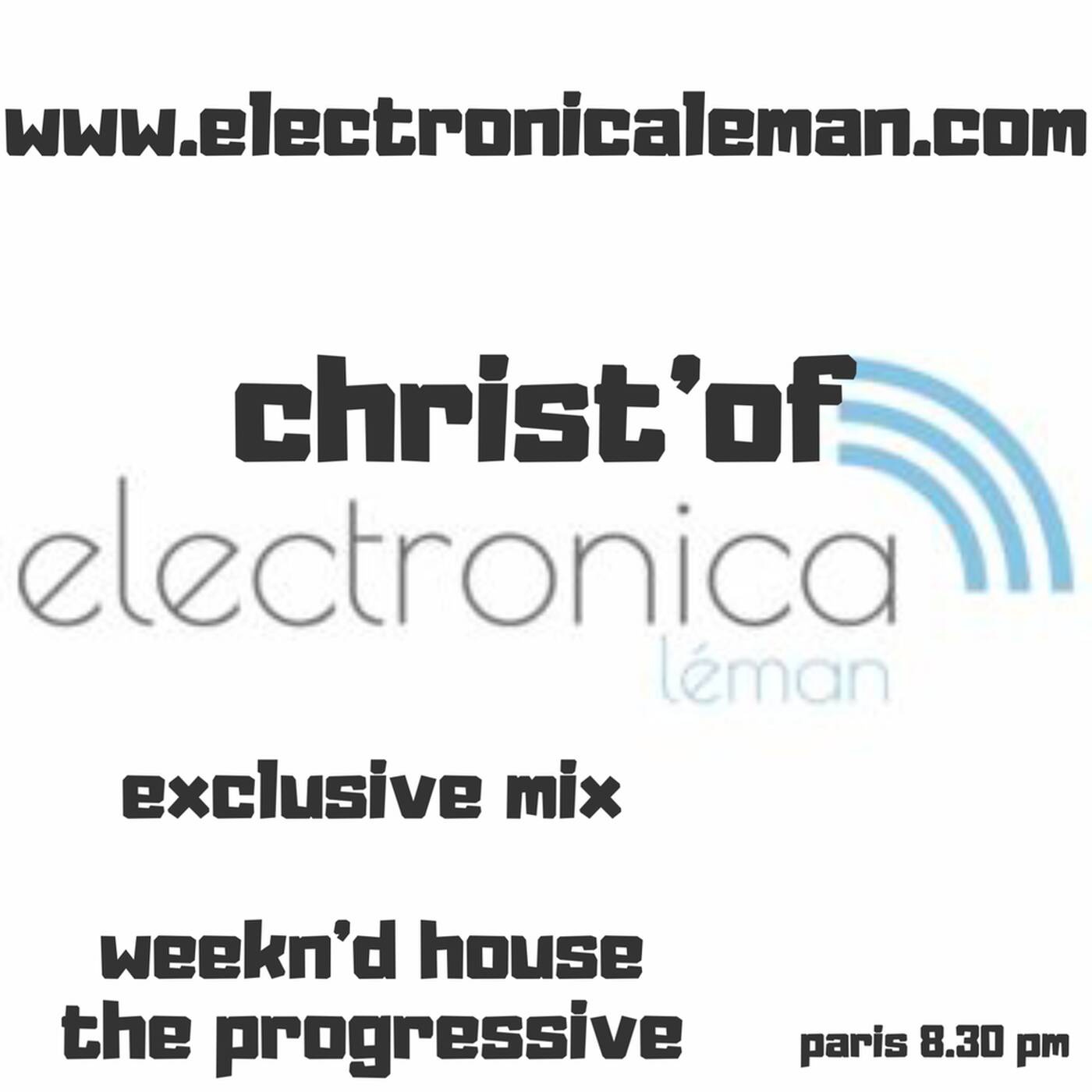 Weekn'd house the progressive #27 exclusive mix www.electronicaleman.com episode artwork