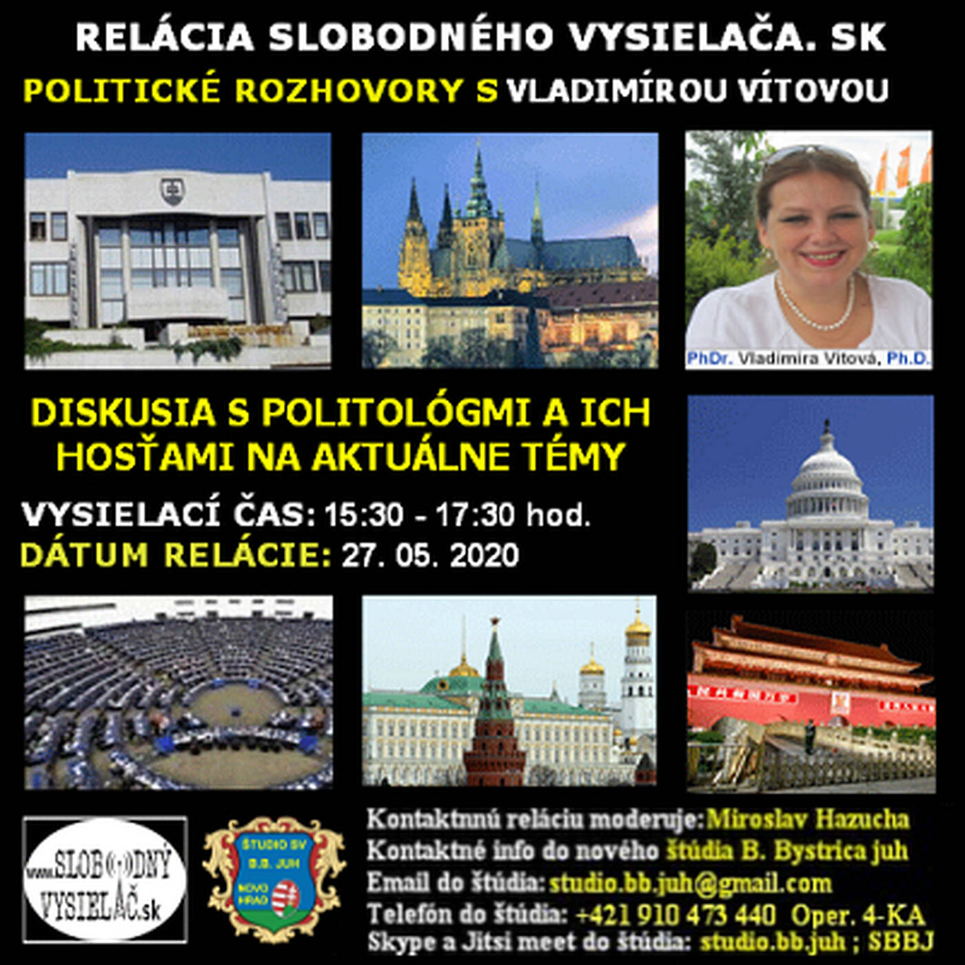 Politické rozhovory 46 - 2020-05-27 PhDr. Vladimíra Vítová PhD. episode artwork