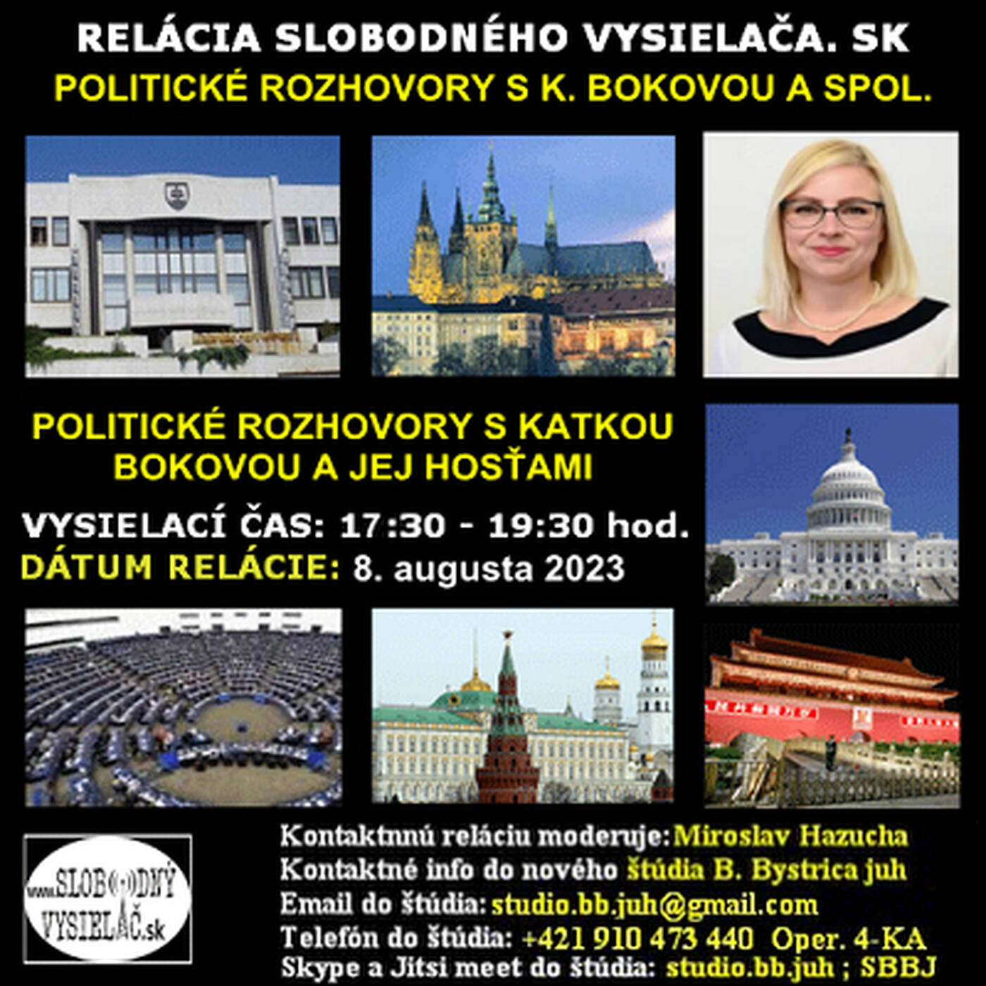 Politické rozhovory 171 - 2023-08-08 Katarína Boková a Martin Beluský episode artwork