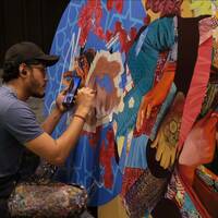 H11235 - KIRAN MAHARJAN - Muralist, Abstract Painter &amp; Scene Pioneer - TAG THEORY &amp; KOR ART COLLECTIVE - Patan - [ Nepal ] by Radio X Interviews