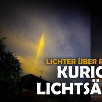 Lichtsäulen in Russland sorgen für Spekulationen über Aliens, Laserwaffen und _Light Pillars by NuoFlix