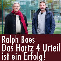 Ralph Boes: Das Urteil zu den Hartz4-Sanktionen. by eingeschenkt.tv