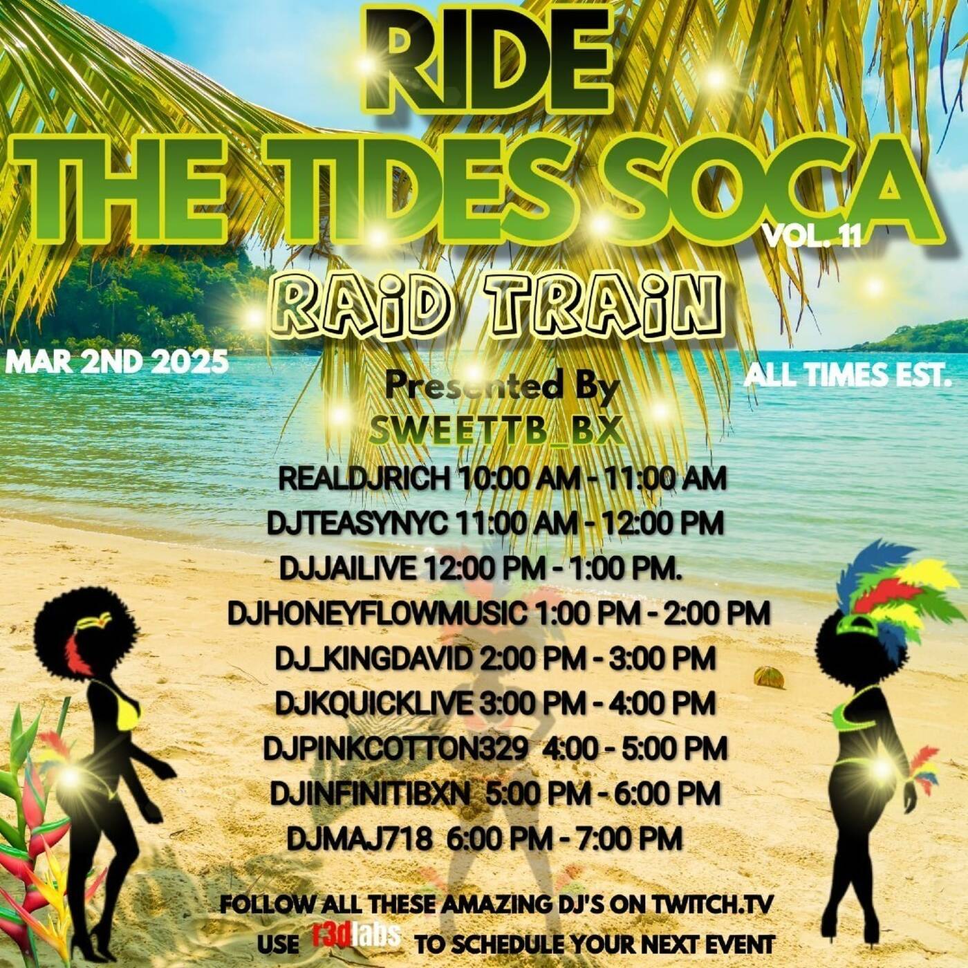 RIDETHETIDESSOCARAIDTRAINVOL.11 Presented By @sweettb_bx 3-4PMEST‼️(MAR 02, 2025) episode artwork