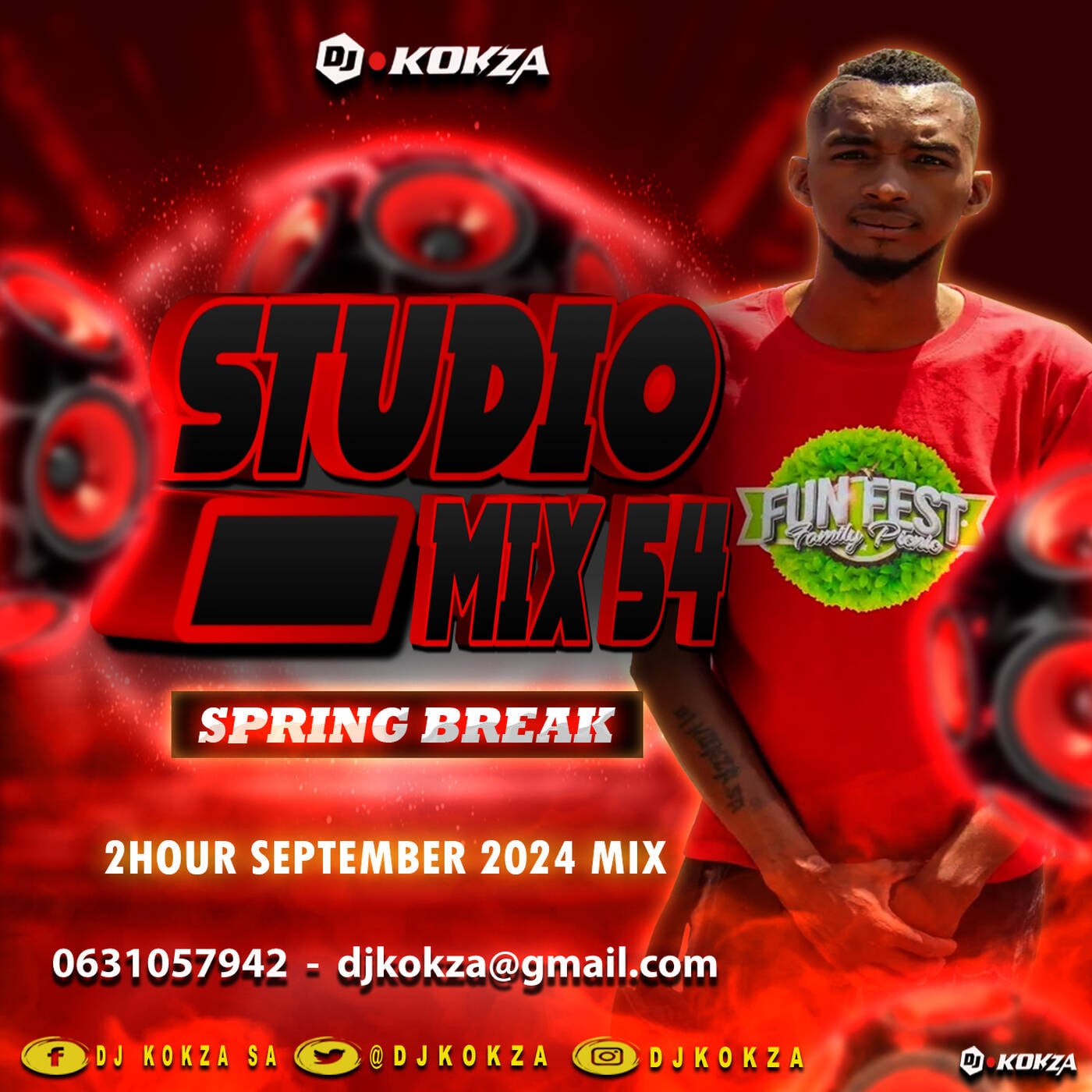 DJ KOKZA SA - (STUDIO MIX) 54 - 2Hour September Spring Break 2024 Mix