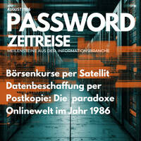 Börsenkurse per Satellit, aber Datenbeschaffung per Postkopie: Die paradoxe Onlinewelt im Jahr 1986 by infobroker