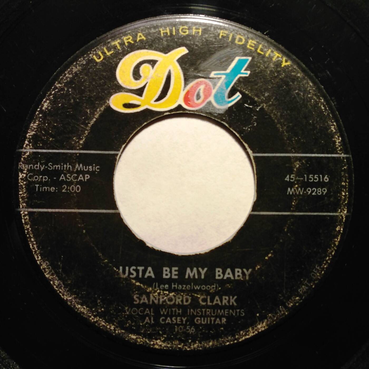 Sanford Clark - Usta Be My Baby (1956 Dot Records 45-111516) episode artwork