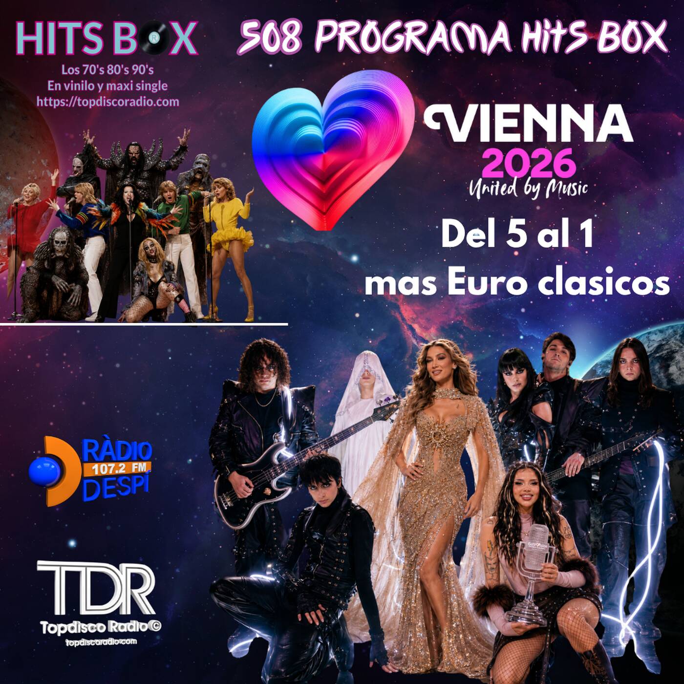 508 Programa Eurovision 2026 Hits Box episode artwork