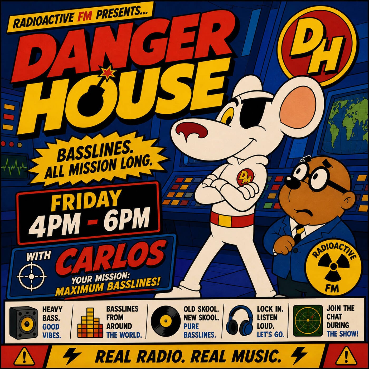 Danger House vol 1 with Carlos on Radioactive FM Dance. episode artwork