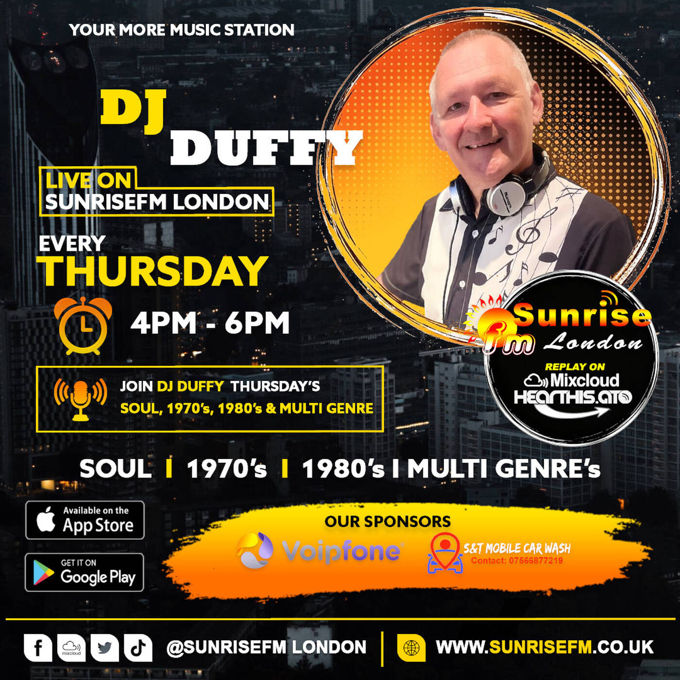 DJ Duffy (Duffy's Jukebox) - Thur 13th Aug 2026