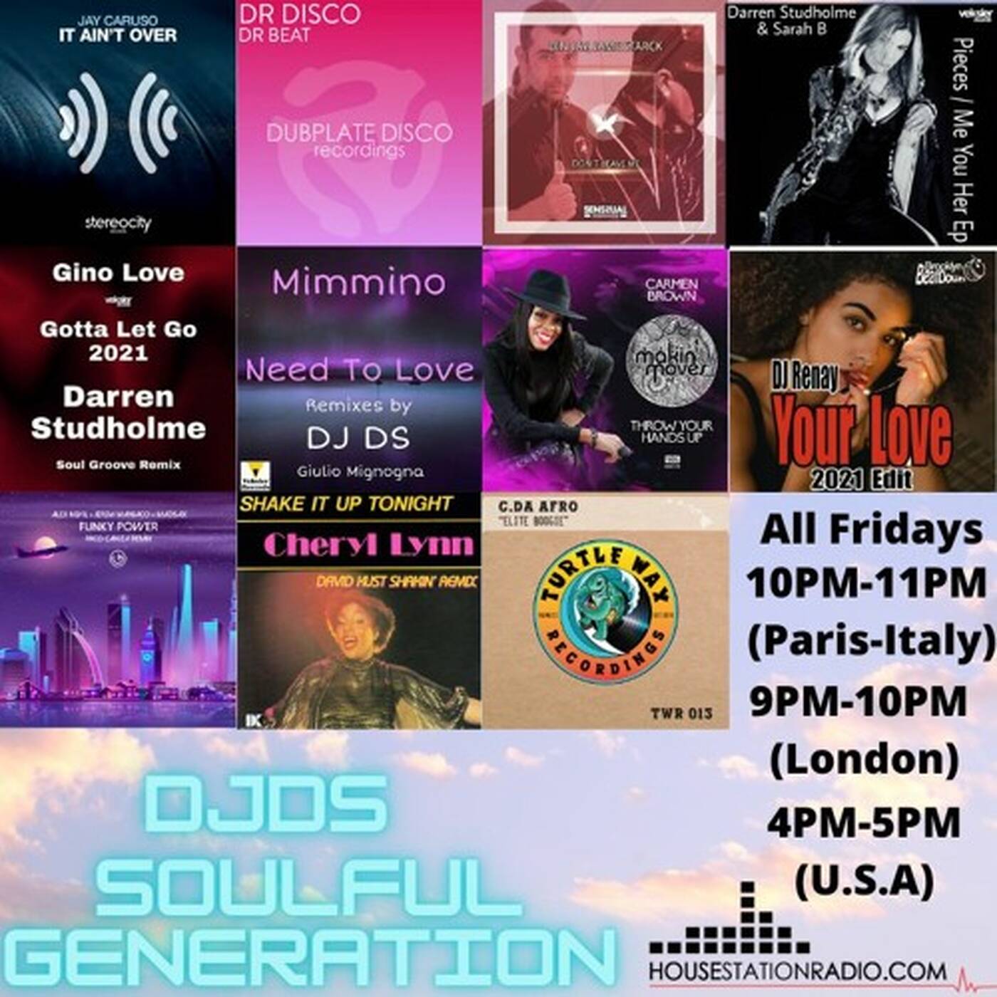 SOULFUL GENERATION  BY DJDS(FRANCE) HOUSESTATION RADIO JANUARY 22TH 2021 episode artwork