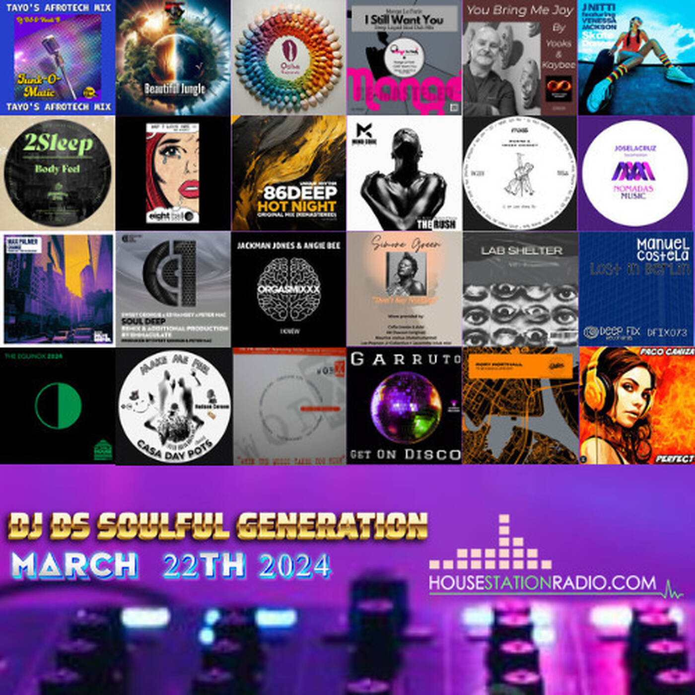 SOULFUL GENERATION BY DJ DS (FRANCE) HOUSESTATION RADIO MARCH 22TH 2024 WAV MASTER