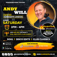 Andy Will - Sat 15th Aug 2026 by SunriseFm London