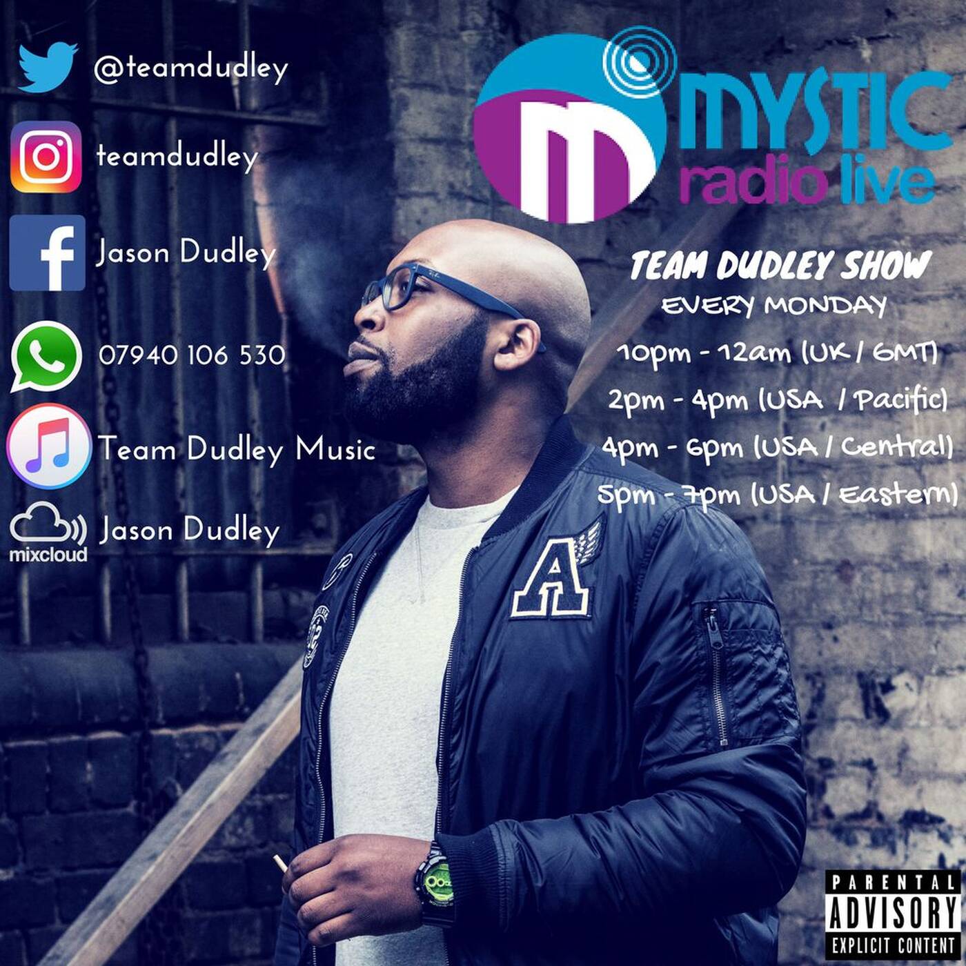 #TeamDudley Show - Mystic Radio Live - March 20th 2017 episode artwork