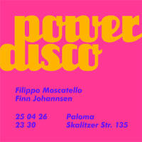 2026-04-25 Live At Power Disco (Filippo Moscatello, Finn Johannsen) by Finn Johannsen
