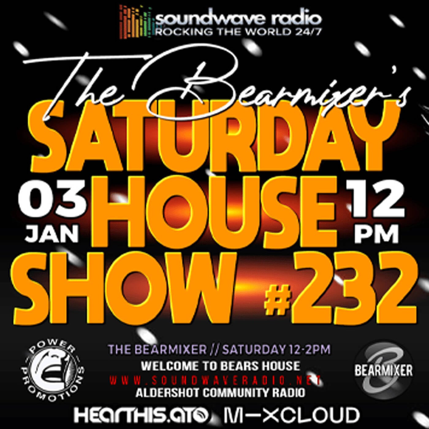 Soundwave Radio Saturday House Show #232 - 3rd January 2026 episode artwork