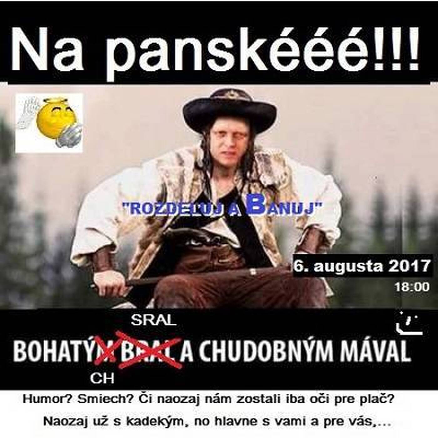 Na panské - 2017-08-06 humoristický týždenník 23/2017 episode artwork
