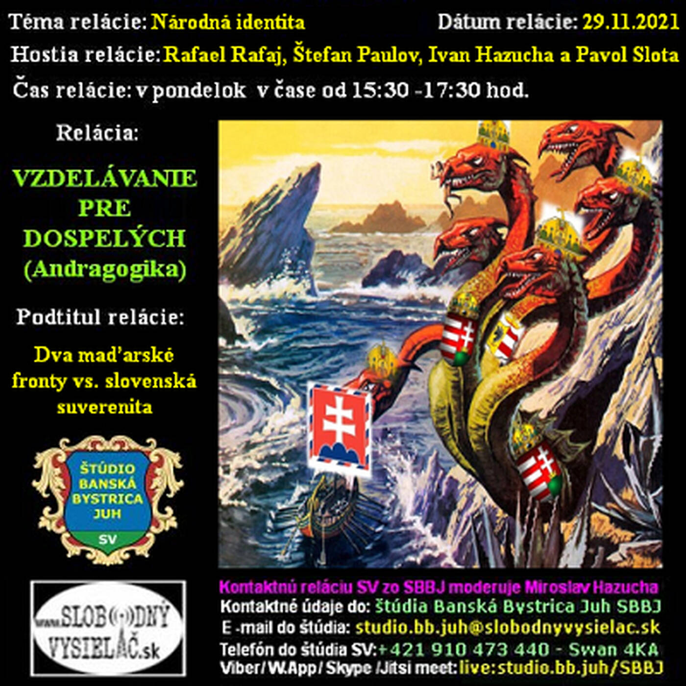 Vzdelávanie pre dospelých 276 - 2021-11-29 Národná identita episode artwork