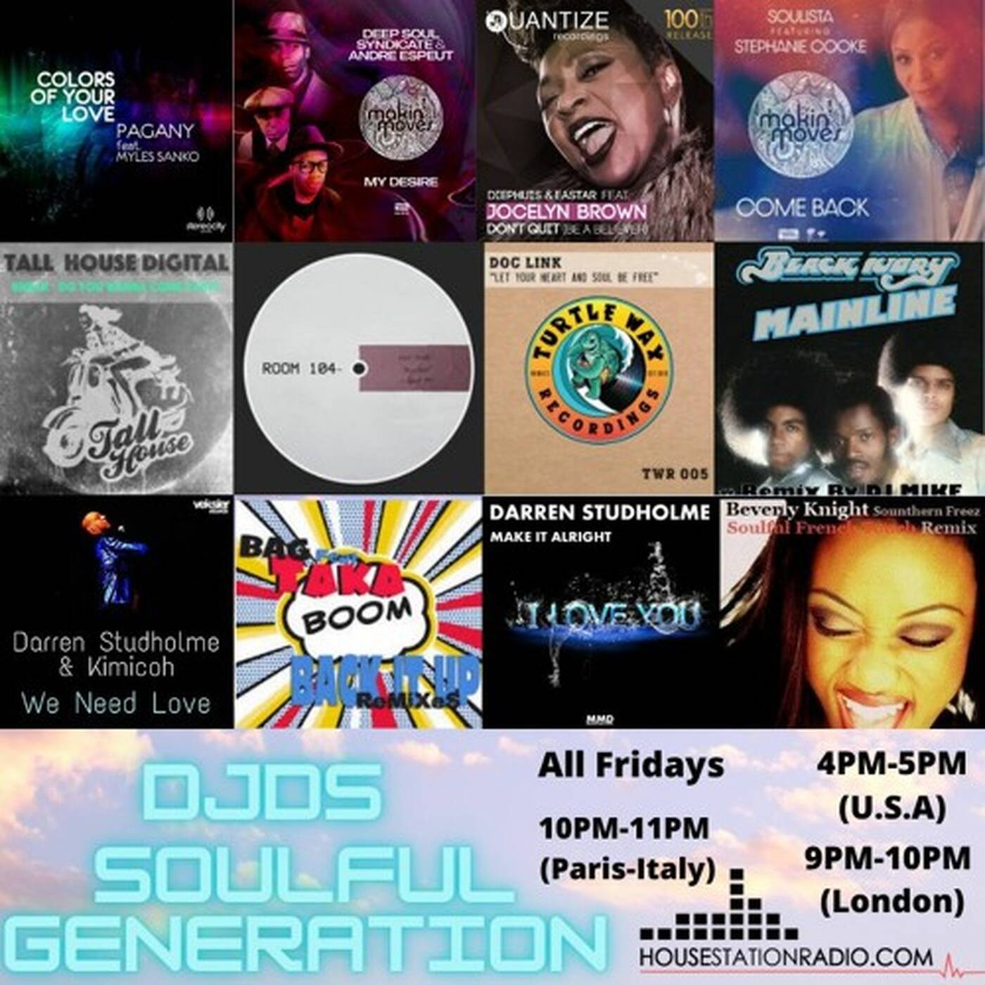 SOULFUL GENERATION BY DJ DS (FRANCE) HOUSESTATION RADIO JANUARY 15TH 2021 episode artwork