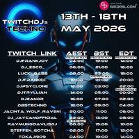 Twitch DJ's Techno Train by DJ FrankEC (5-13-26) by DJ FrankEC
