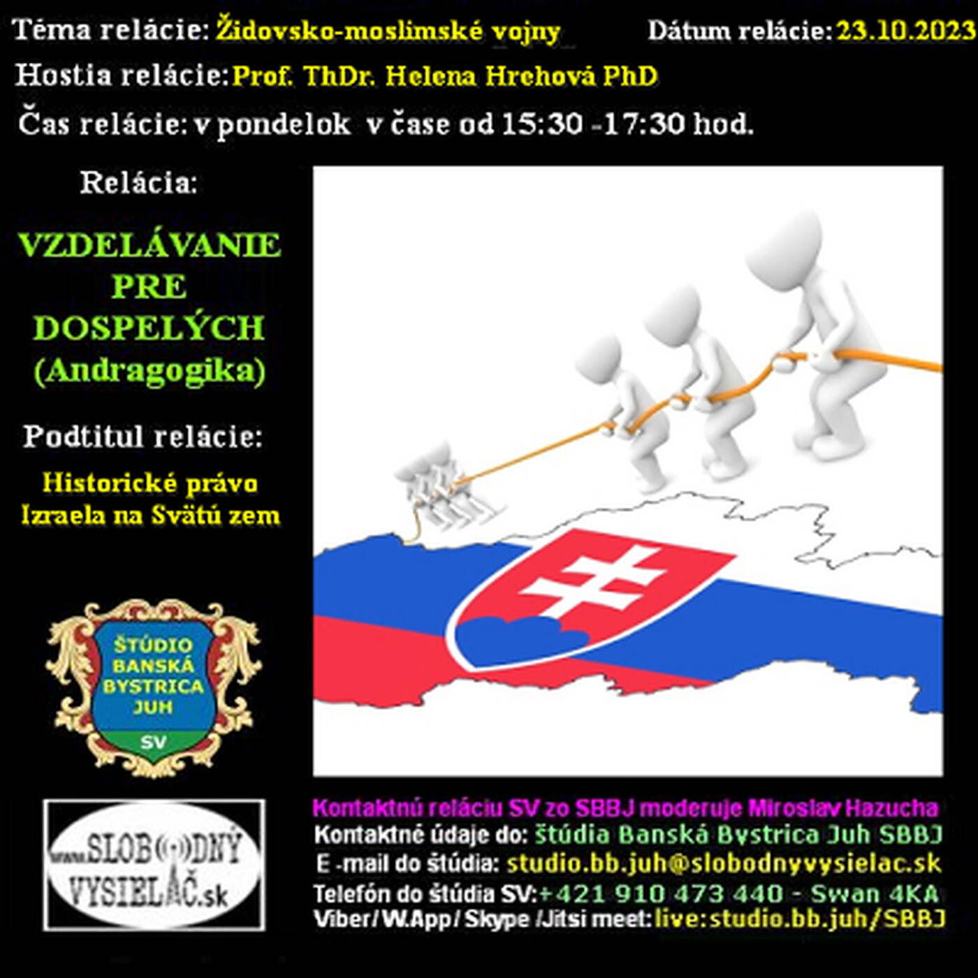 Vzdelávanie pre dospelých 374 - 2023-10-23 Židovsko-moslimské vojny episode artwork