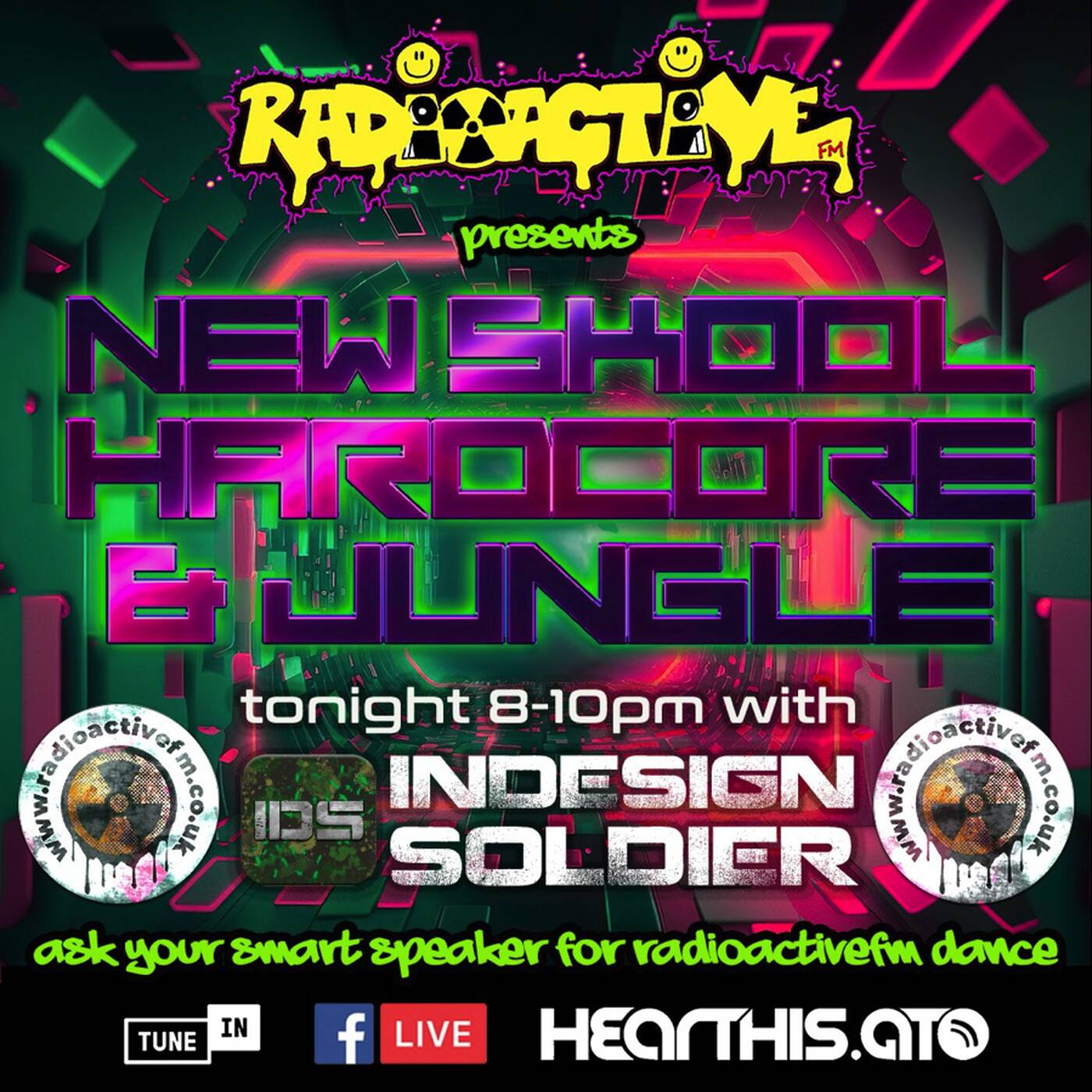 Indesign Soldier | The New Skool Jungle & Hardcore Show | 060224 episode artwork