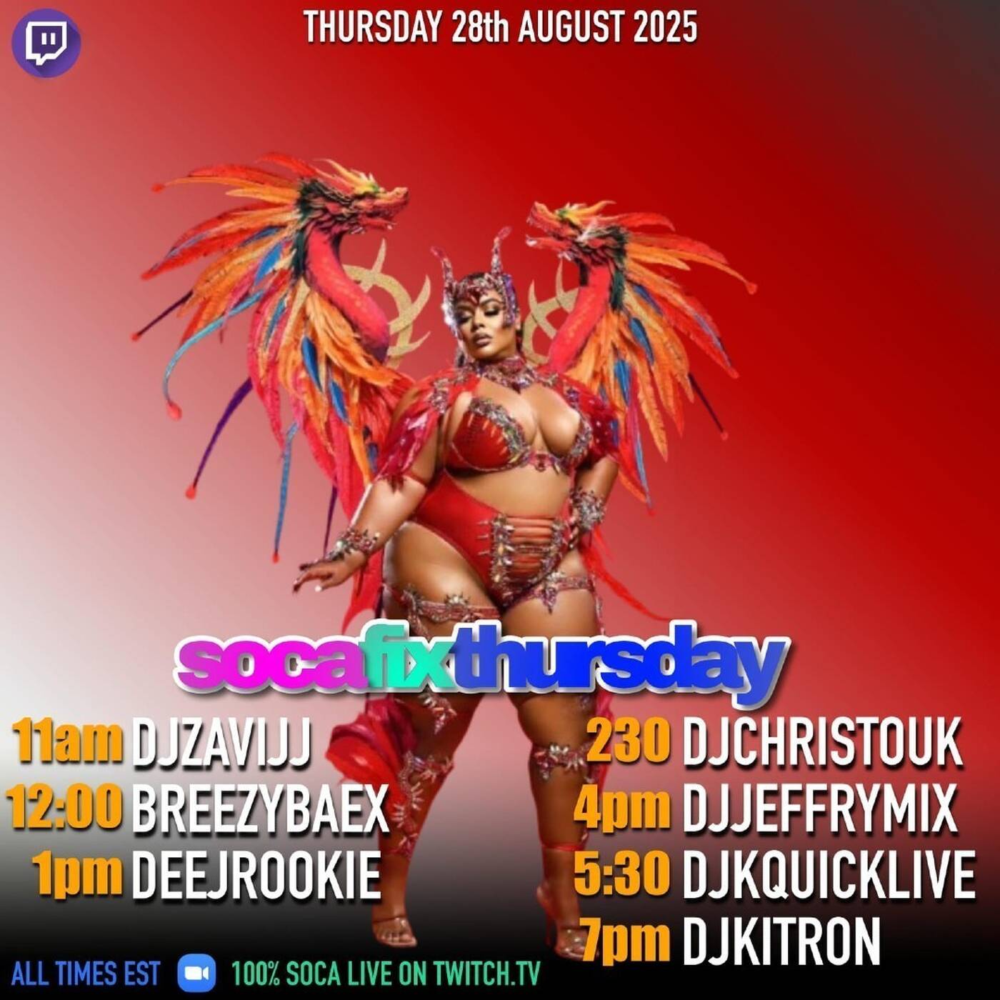 SOCAFIXTHURSDAYRAIDTRAIN Hosted By The BESTIES 5:30-7PMEST‼️(AUG 28, 2025) episode artwork