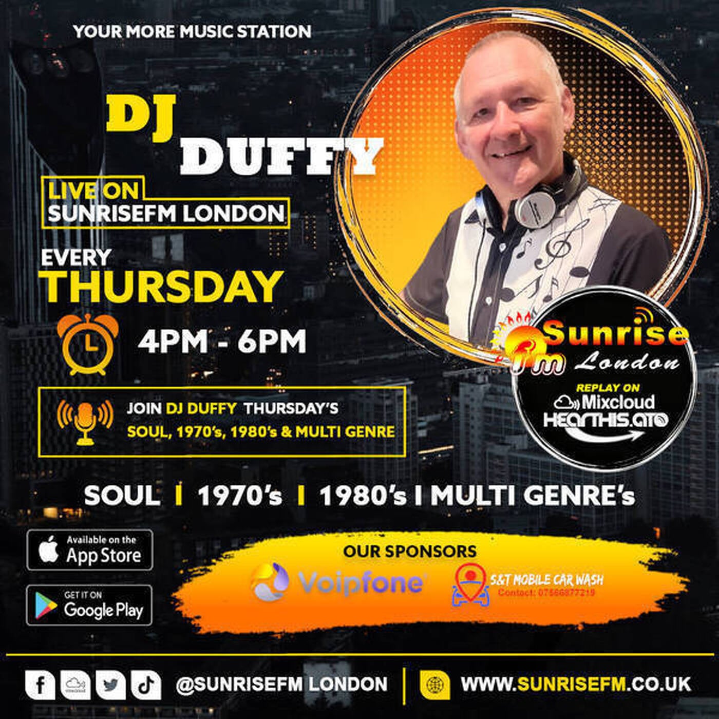 DJ Duffy (Duffy's Jukebox) - Thur 27th Aug 2026 episode artwork