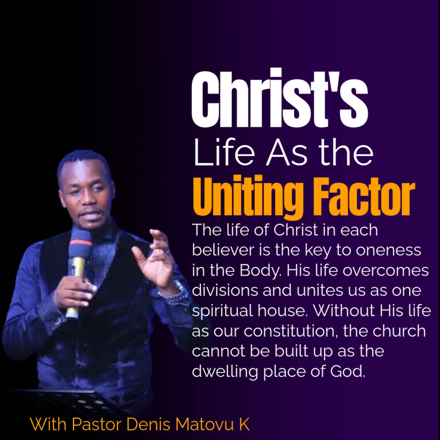 Christ’s Life as the Uniting Factor episode artwork
