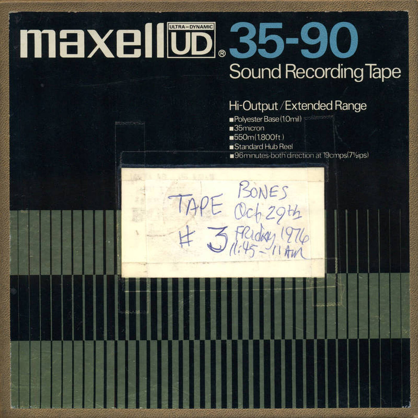 DJ Michael Lee - You+Me=Love - Live At Bones 10-29-76 - Tape 3 episode artwork