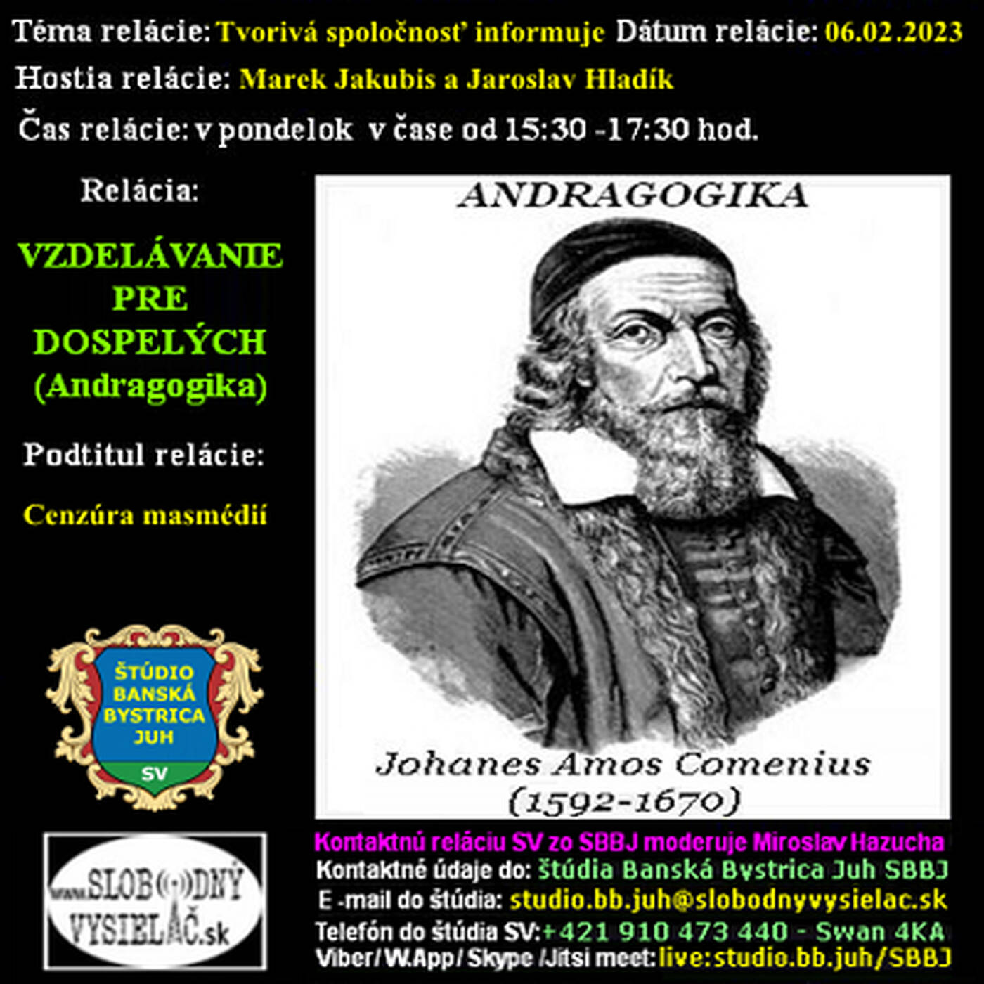 Vzdelávanie pre dospelých 337 - 2023-02-06 Cenzúra masmédií episode artwork