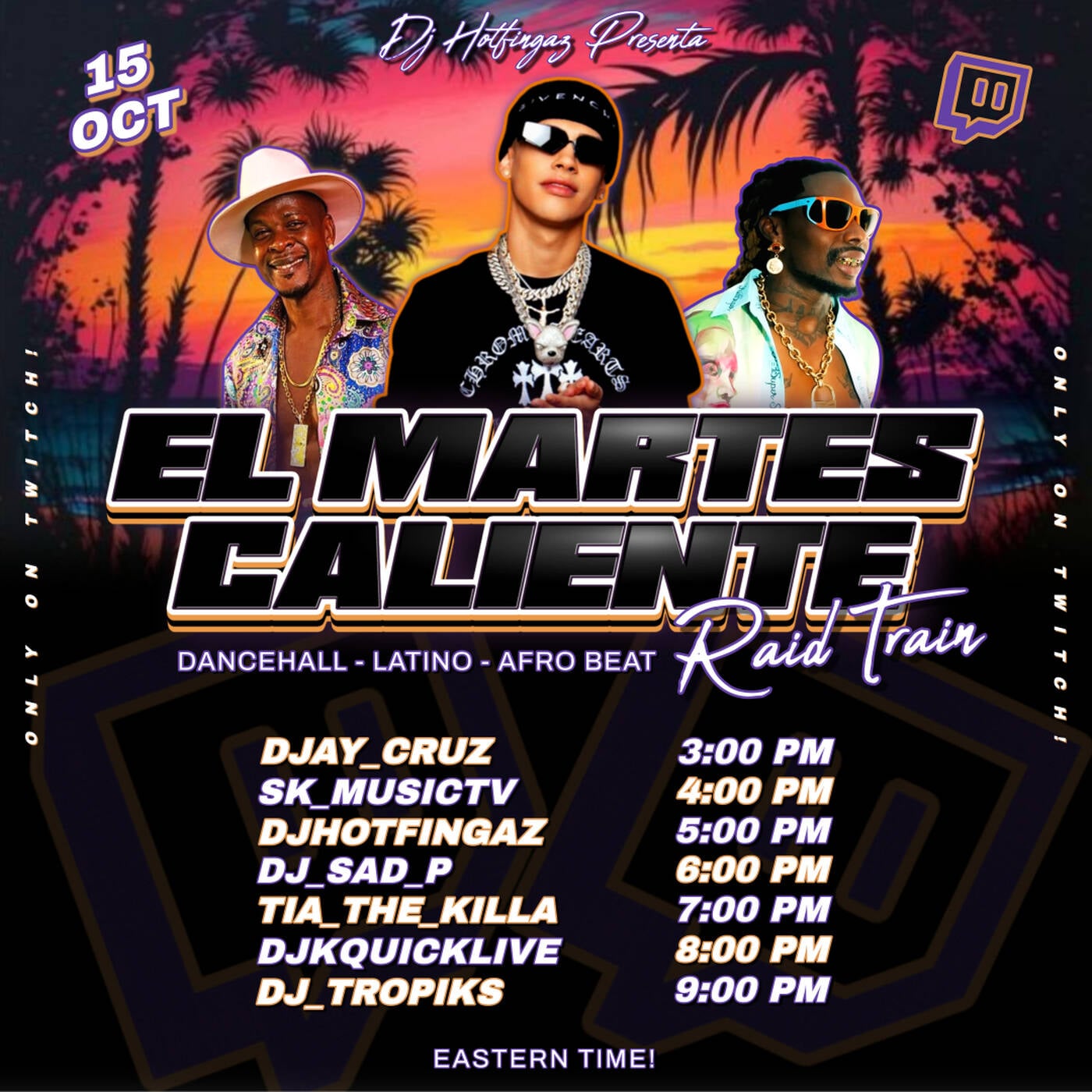 ELMARTESCALIENTERAIDTRAINHosted By @djhotfingaz 8-9PMEST‼️ (Oct 15, 2024) episode artwork