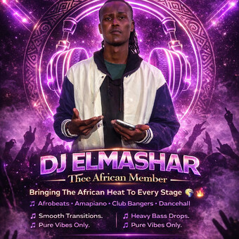 Dj elmashar thee African member