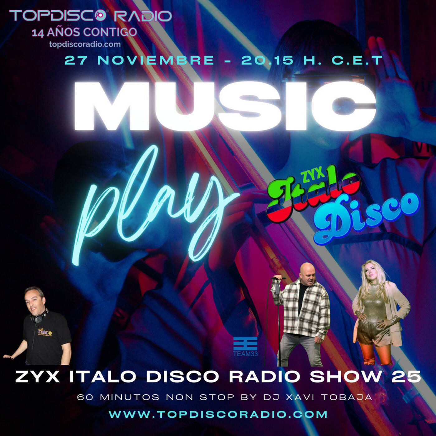 Music Play Programa 252 ZYX Italo Disco Radio Show 25