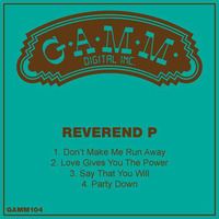 Dj Reverend P Edits 3 - GAMM104