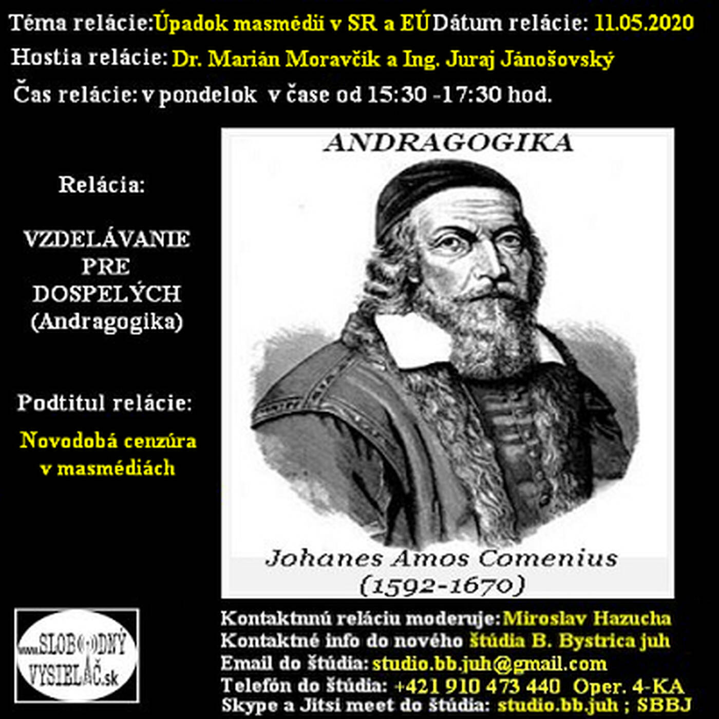 Vzdelávanie pre dospelých 195 - 2020-05-11 Úpadok masmédií v SR a EÚ episode artwork