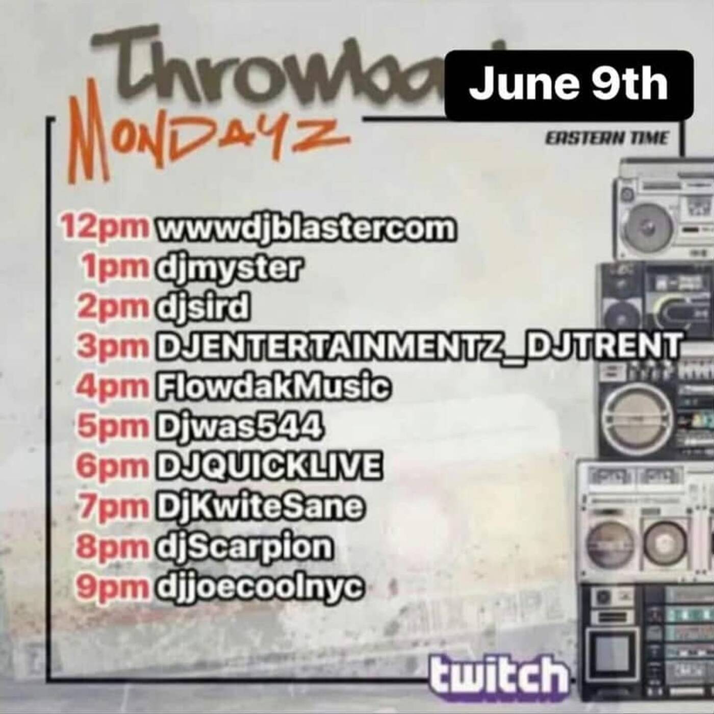 THROWBACKMONDAYZRAIDTRAIN Hosted By @djsird1 6-7PMEST‼️(JUNE 09, 2025) episode artwork