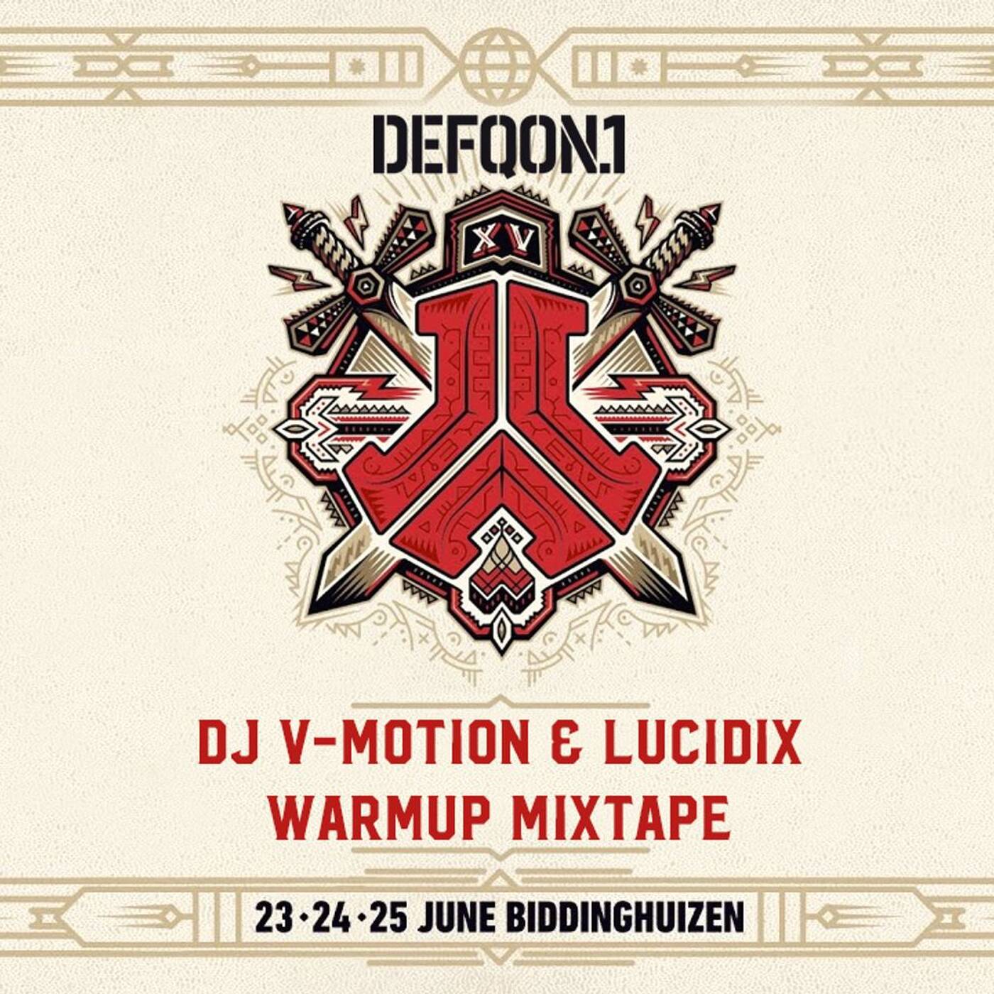 Defqon.1 2017 - Warmup Mixtape (RED Stage) | By DJ V-Motion & Lucidix