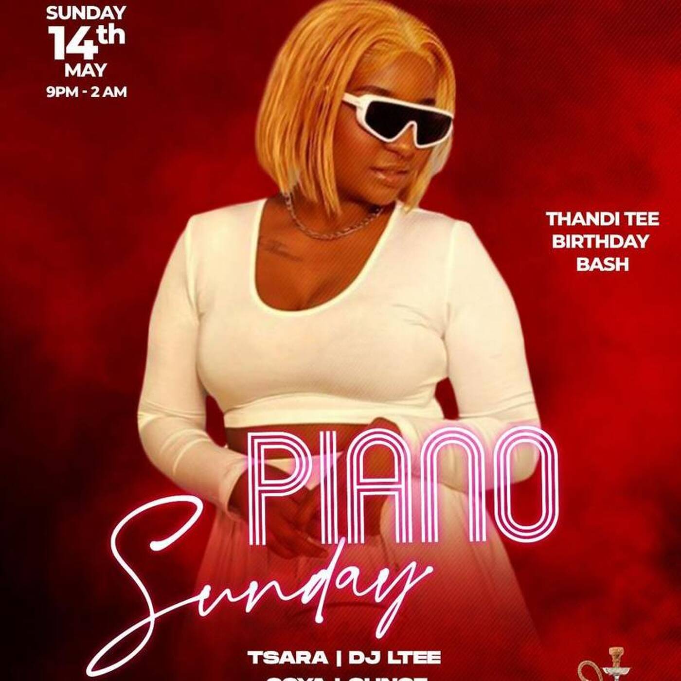 Tsara @ Thandie T birthday Bash on Piano Sundays @ Goya Lounge 14/05/2023