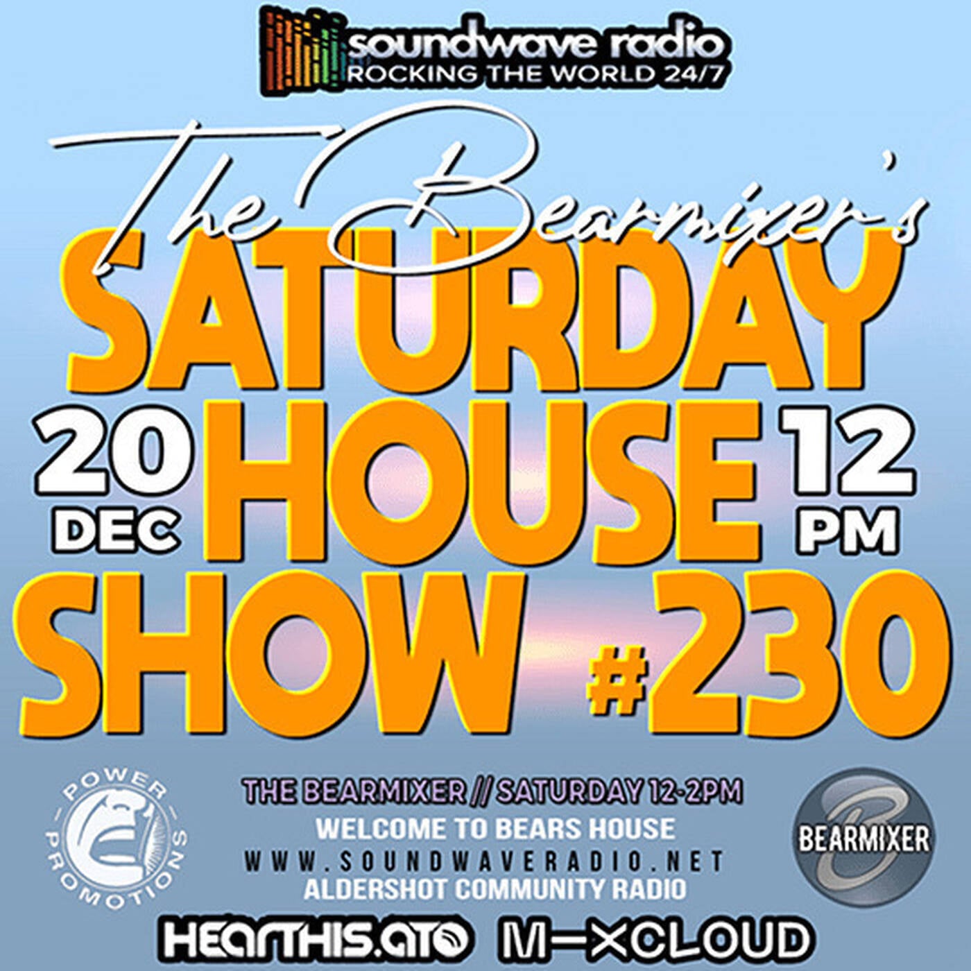 Soundwave Radio Saturday House Show #230 - 20th December 2025 episode artwork