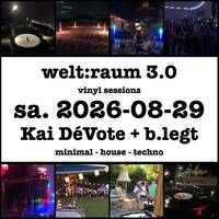 The Mixmission Radio Show -welt:raum 3.0- with Kai DéVote &amp; b.legt on RM FM Techhouse | 29.08.2026 by Kai DéVote Official