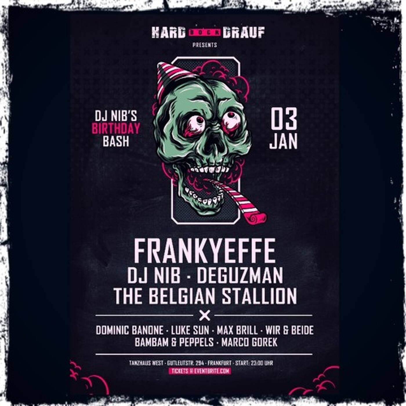 BamBam & PEPPels @ Dj Nib's B-Day Bash feat. HARD BOCK DRAUF | Tanzhaus West Frankfurt | 03.01.2020 episode artwork