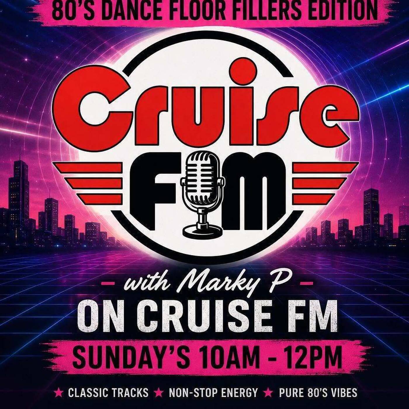 Paradise Sessions 710 - Disco's Revenge - 80’s Floor fillers edition  - and DJ Allan’s Weekend Weapons - With Marky P - Cruise FM  - 28th June 2026