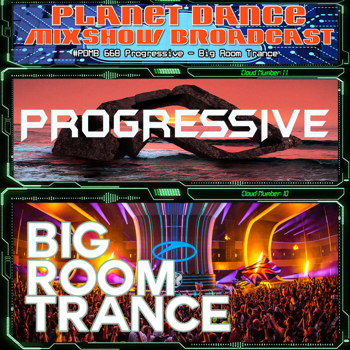 Planet Dance Mixshow Broadcast 668 Progressive - Big Room Trance episode artwork