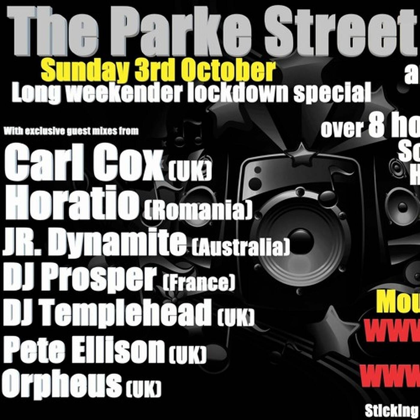 Horatio @ The Parke Street Social episode artwork