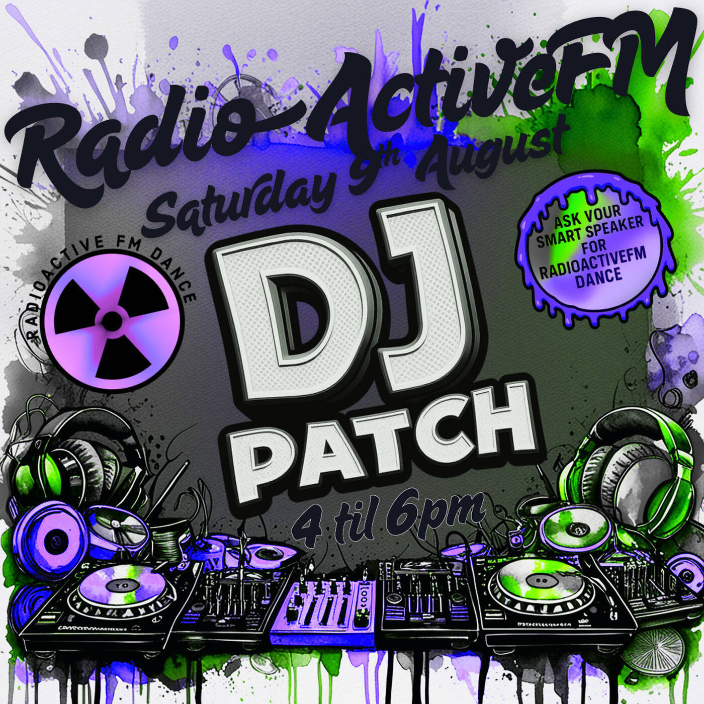 DjPatch-RadioactiveFM - 9th August 2025 - episode artwork