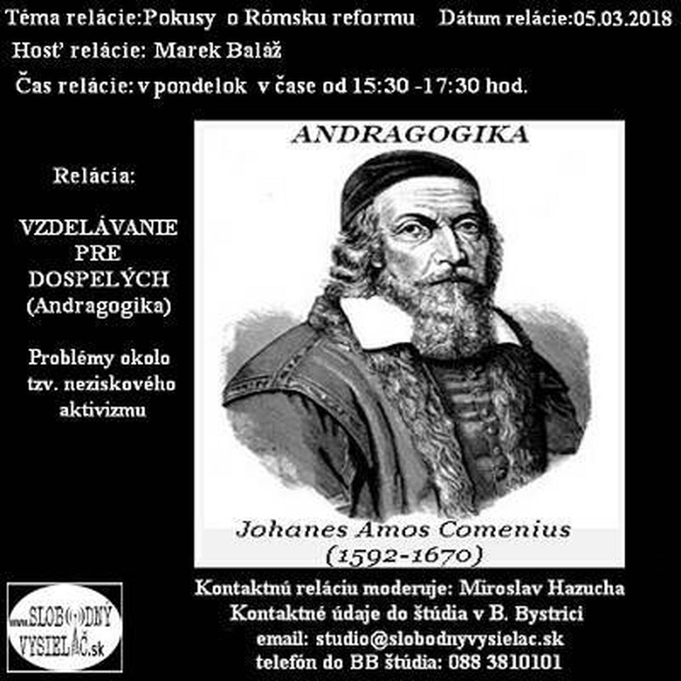 Vzdelávanie pre dospelých 86 - 2018-03-05 Pokusy o Rómsku reformu episode artwork