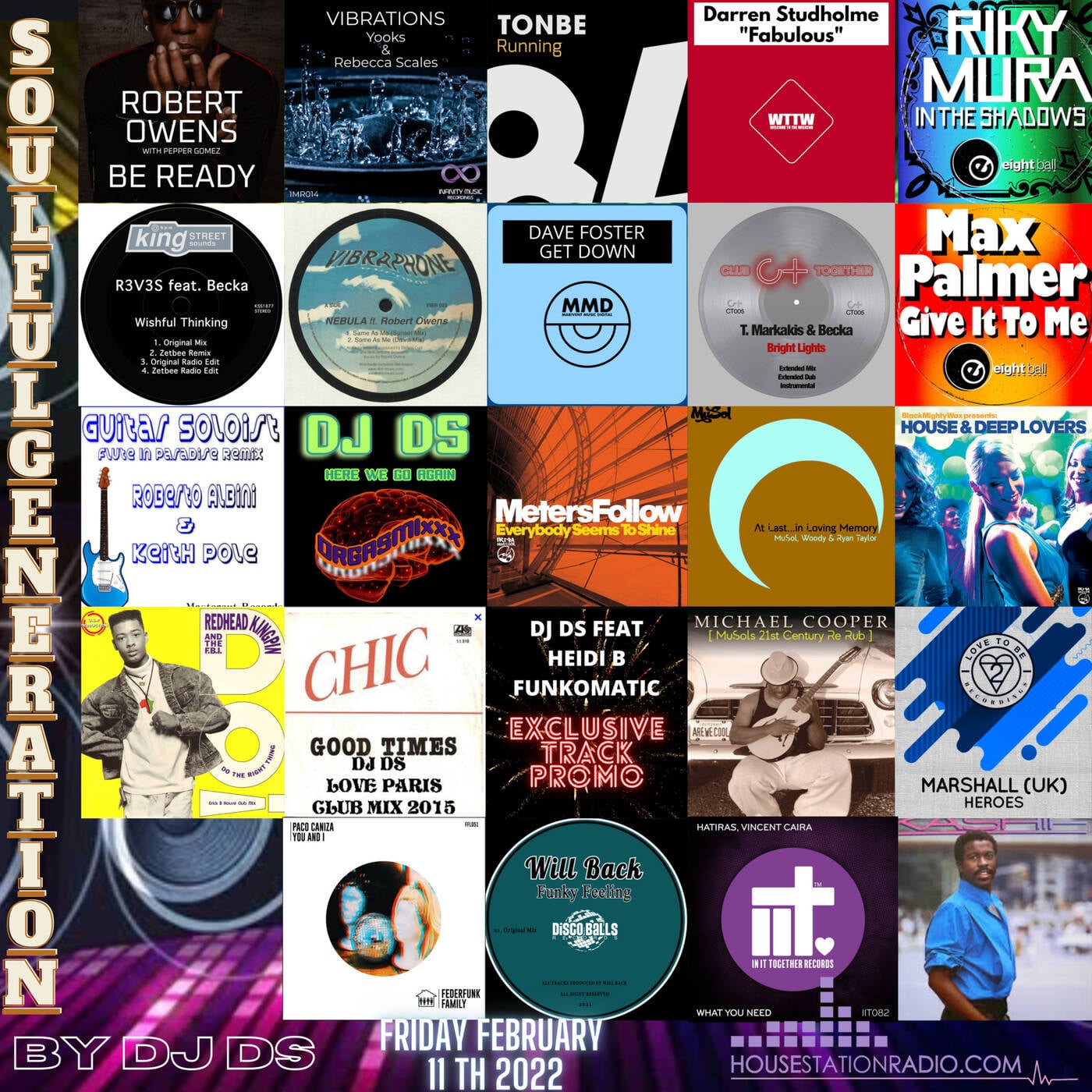 SOULFUL GENERATION BY DJ DS (FRANCE) HOUSESTATION RADIO FEBRUARY 11TH 2022 Master episode artwork