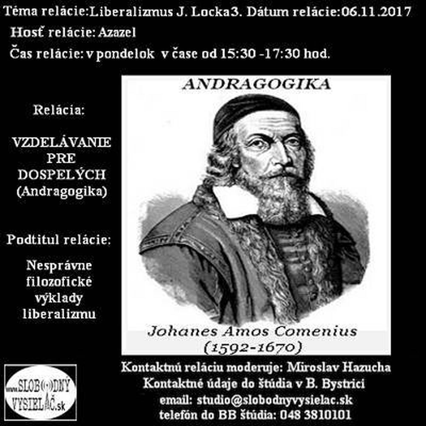 Vzdelávanie pre dospelých 72 - 2017-11-06 Liberalizmus Johna Locka 3. episode artwork
